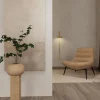 Fauteuil Gwen Fay Rozenhout 87cm - Giga Living
