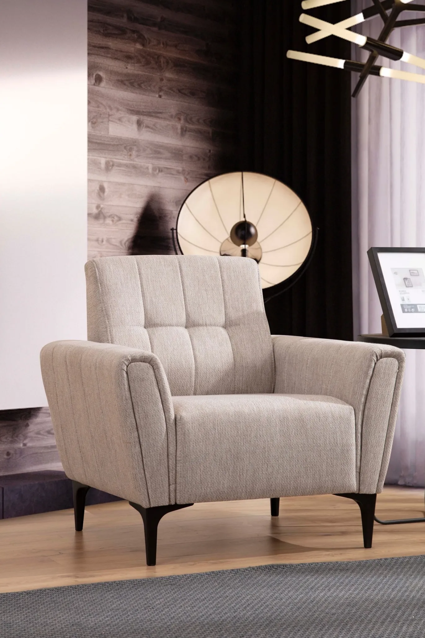 Fauteuil Hamlet Beige