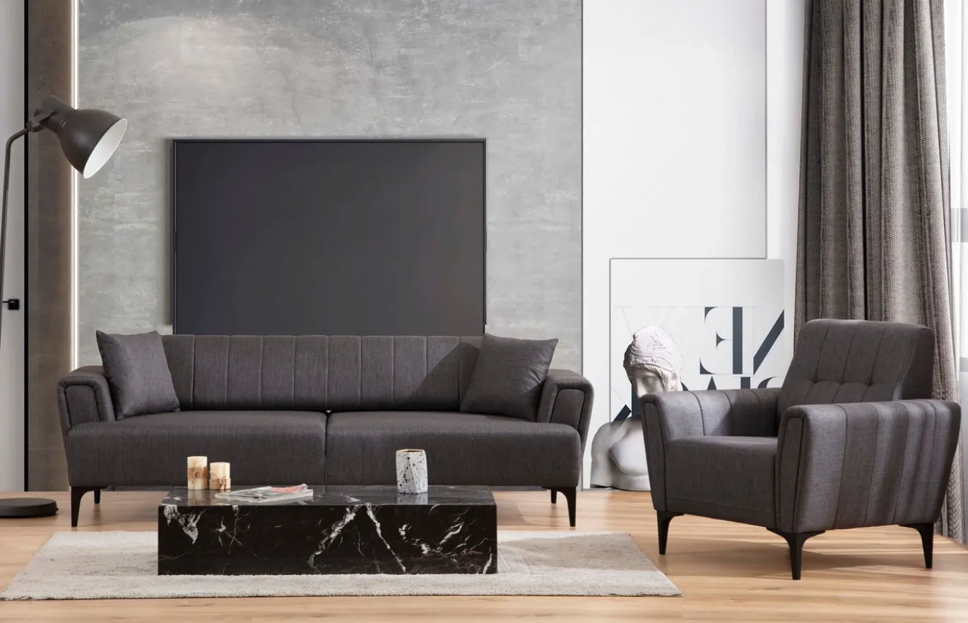 Fauteuil Hamlet Donkergrijs