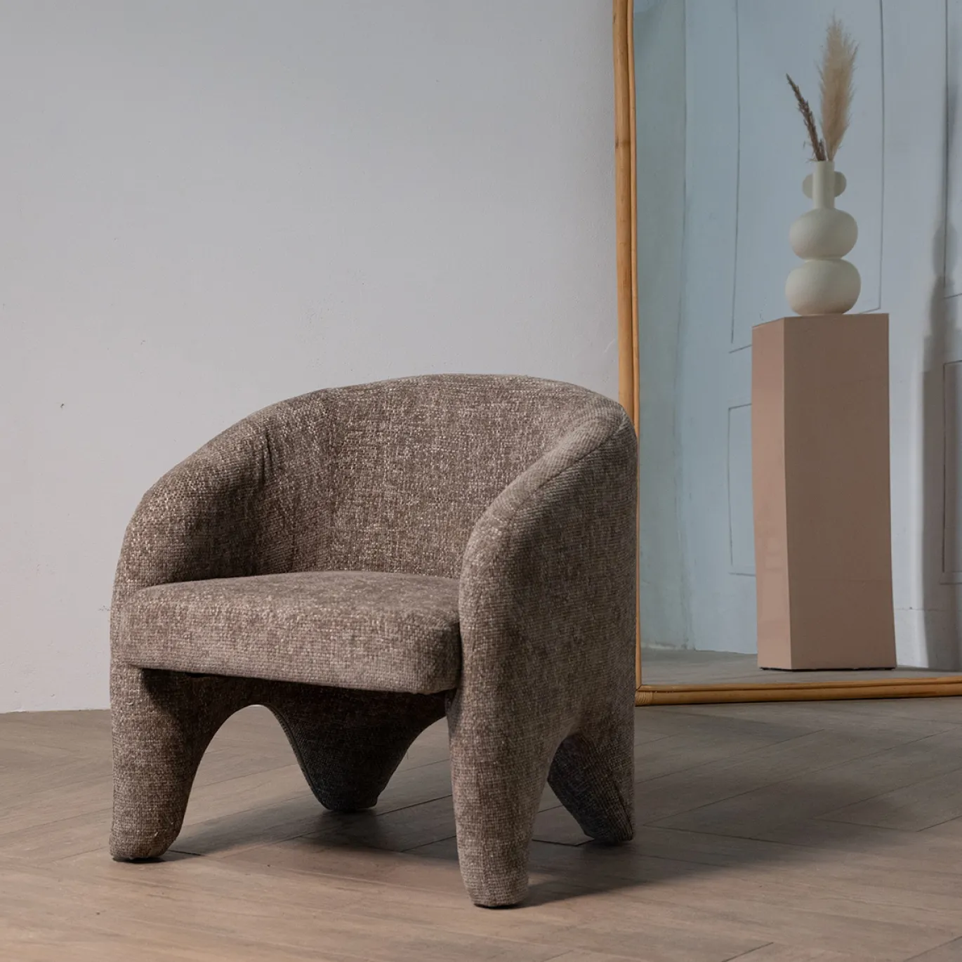 Fauteuil Jackie Taupe - Giga Meubel