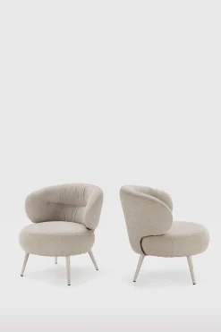 Fauteuil Liva Beige - Giga Meubel
