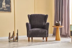 Fauteuil Lola Donkergrijs