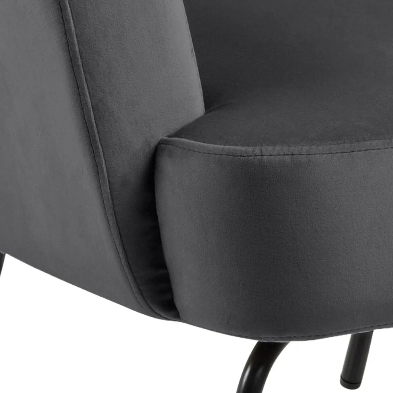 Fauteuil Naven Donkergrijs - Giga Living