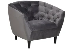 Fauteuil Nerio Vic Donkergrijs - Giga Living