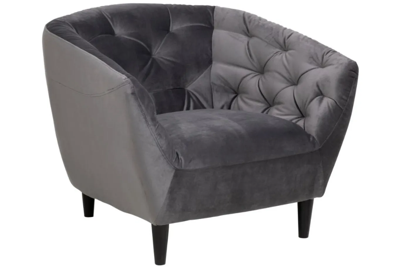 Fauteuil Nerio Vic Donkergrijs - Giga Living
