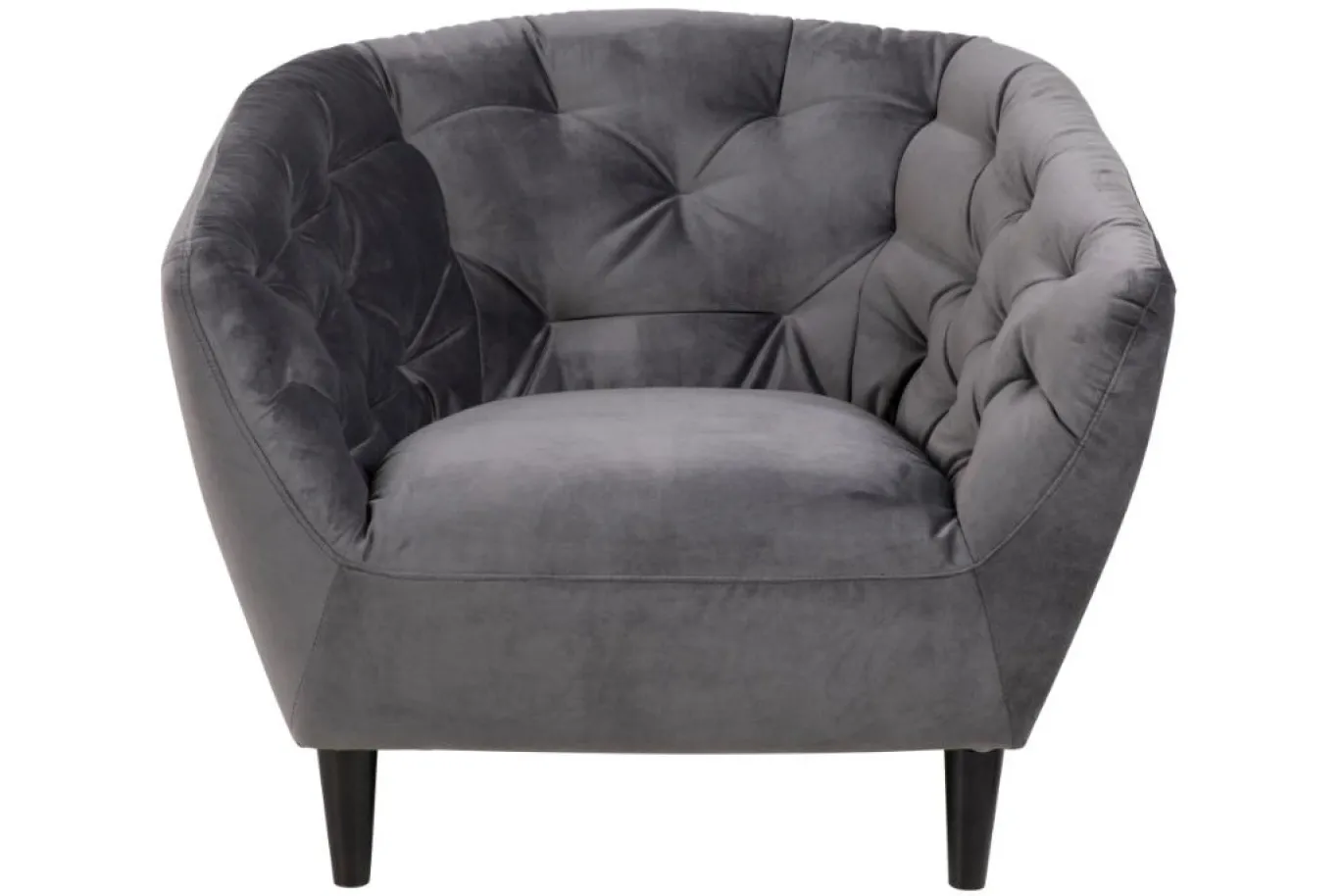 Fauteuil Nerio Vic Donkergrijs - Giga Living