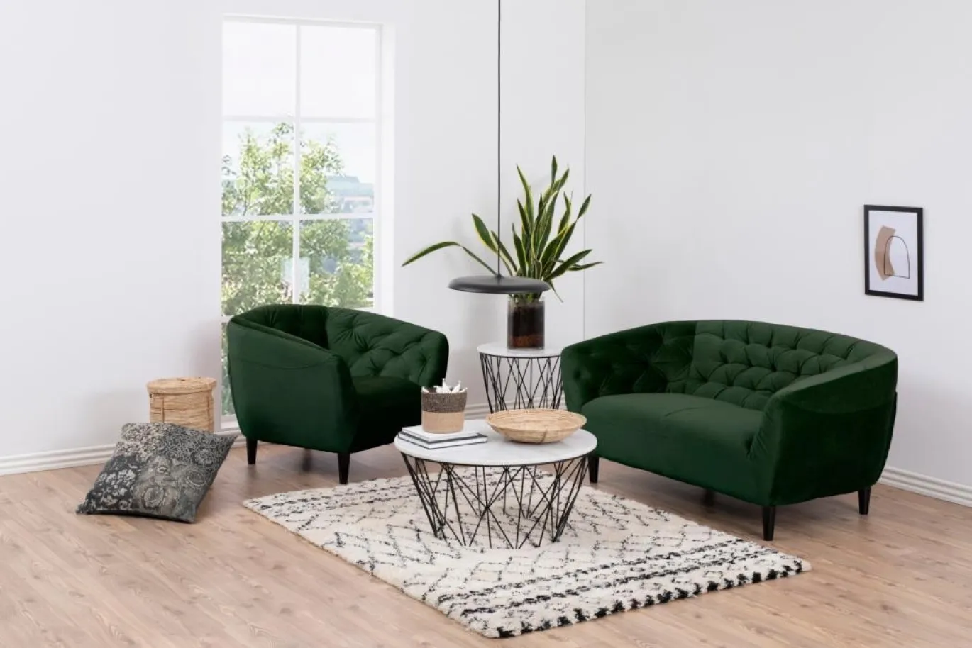 Fauteuil Nerio Vic Groen - Giga Living