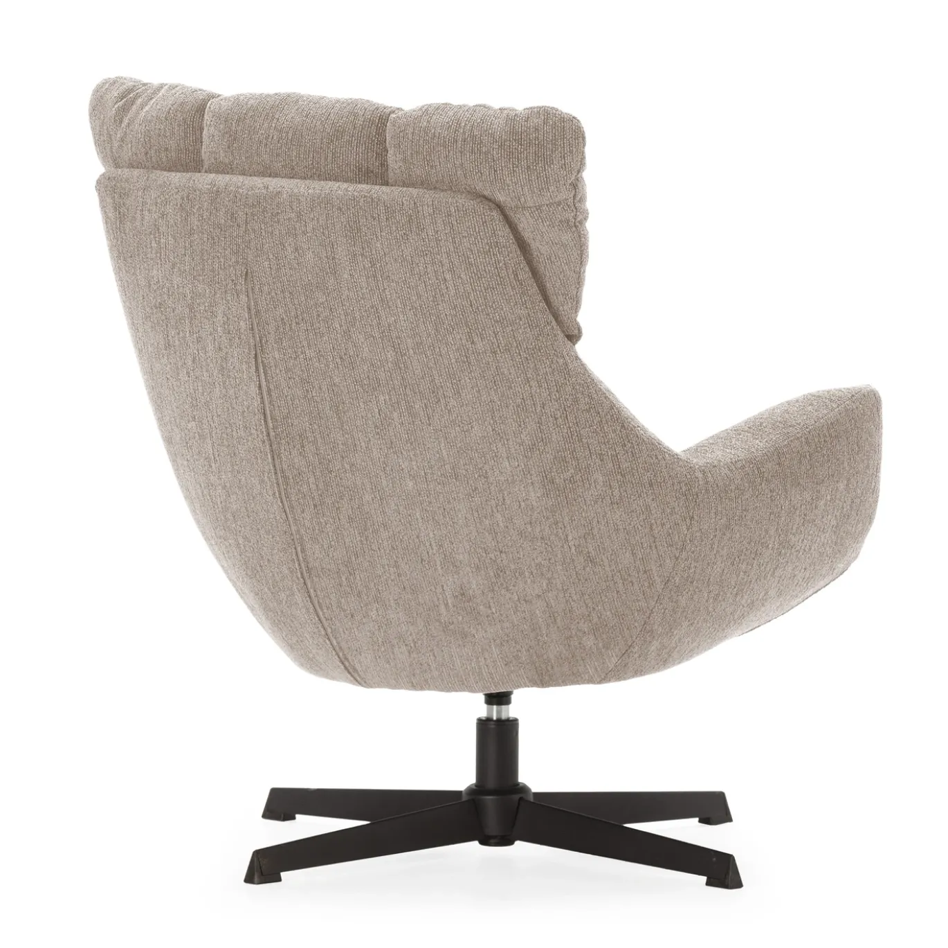 Fauteuil Odette Crème met Metaal - Giga Meubel