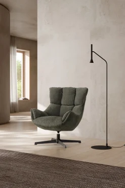 Fauteuil Odette Groen met Metaal - Giga Meubel
