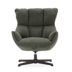 Fauteuil Odette Groen met Metaal - Giga Meubel