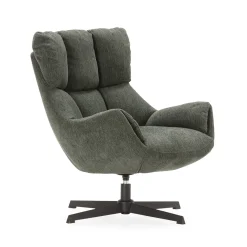 Fauteuil Odette Groen met Metaal - Giga Meubel