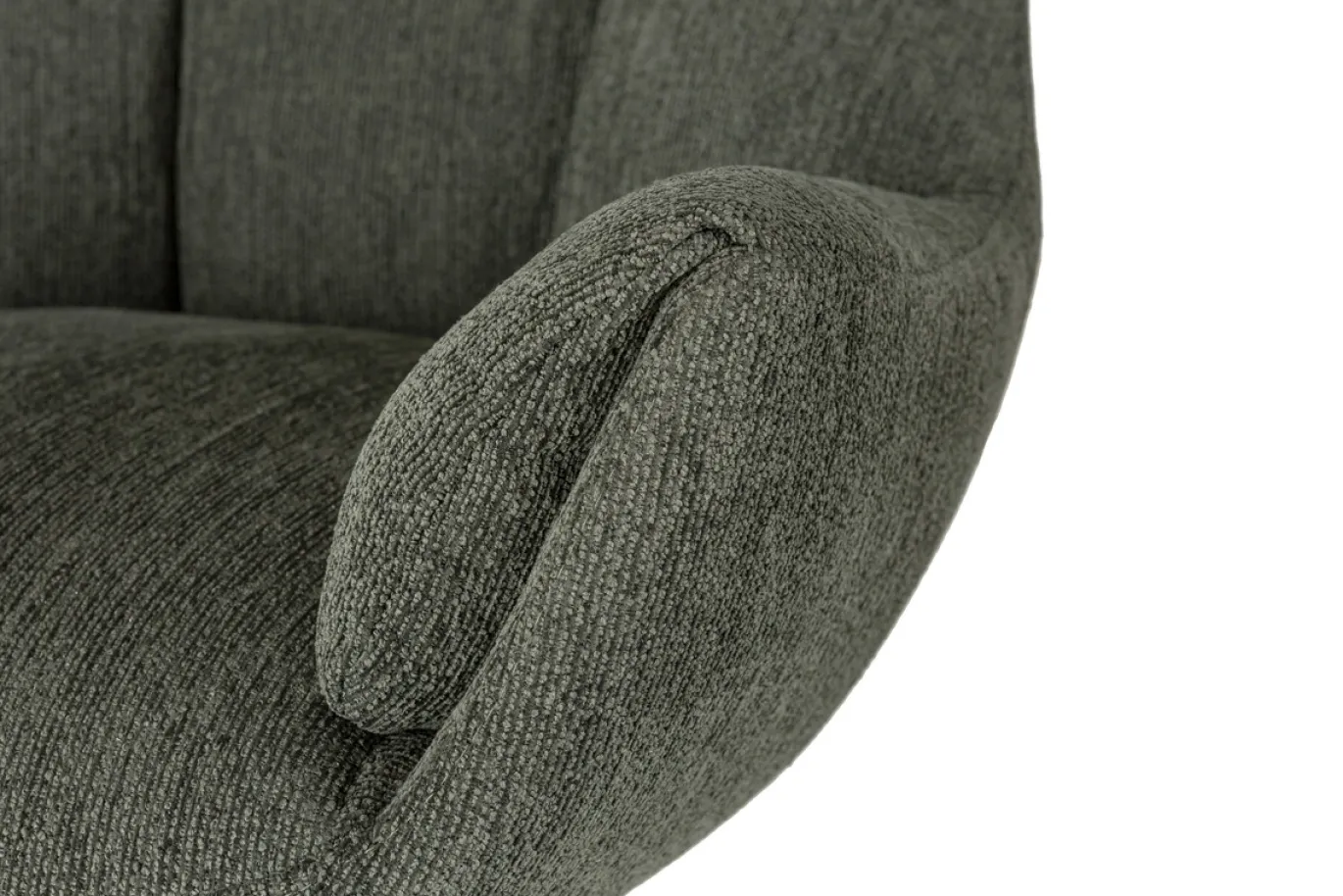 Fauteuil Odette Groen met Metaal - Giga Meubel