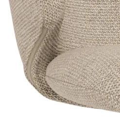 Fauteuil Puck Met Armleuning Basel Beige Grijs - Giga Living