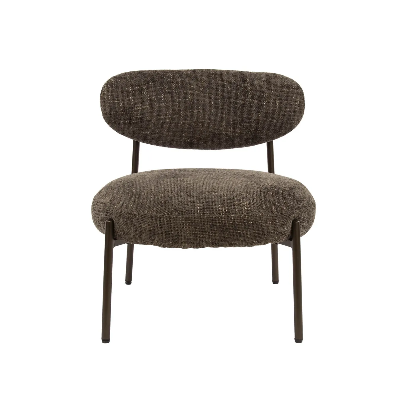 Fauteuil Round Tissee Cargo Bruin - Giga Meubel