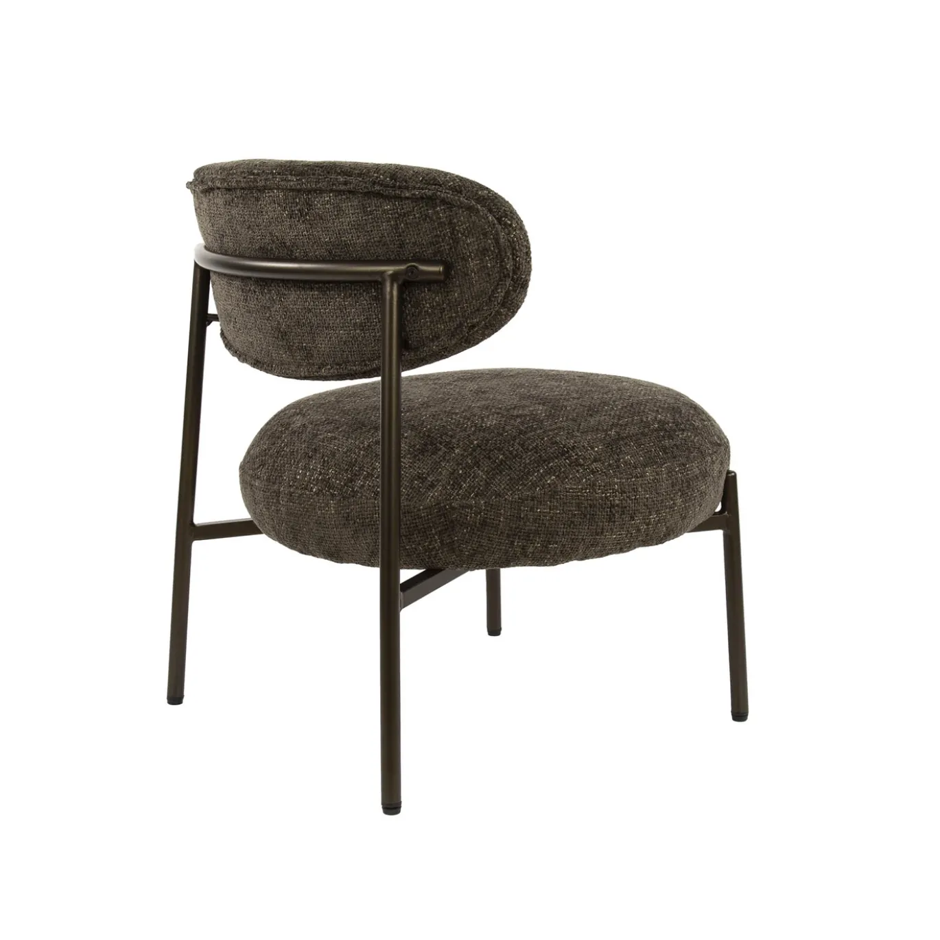 Fauteuil Round Tissee Cargo Bruin - Giga Meubel