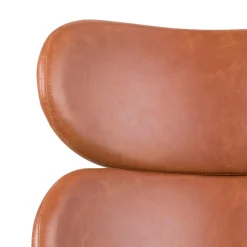 Fauteuil Rowan PU Vintage Brandy 90,5cm - Giga Living
