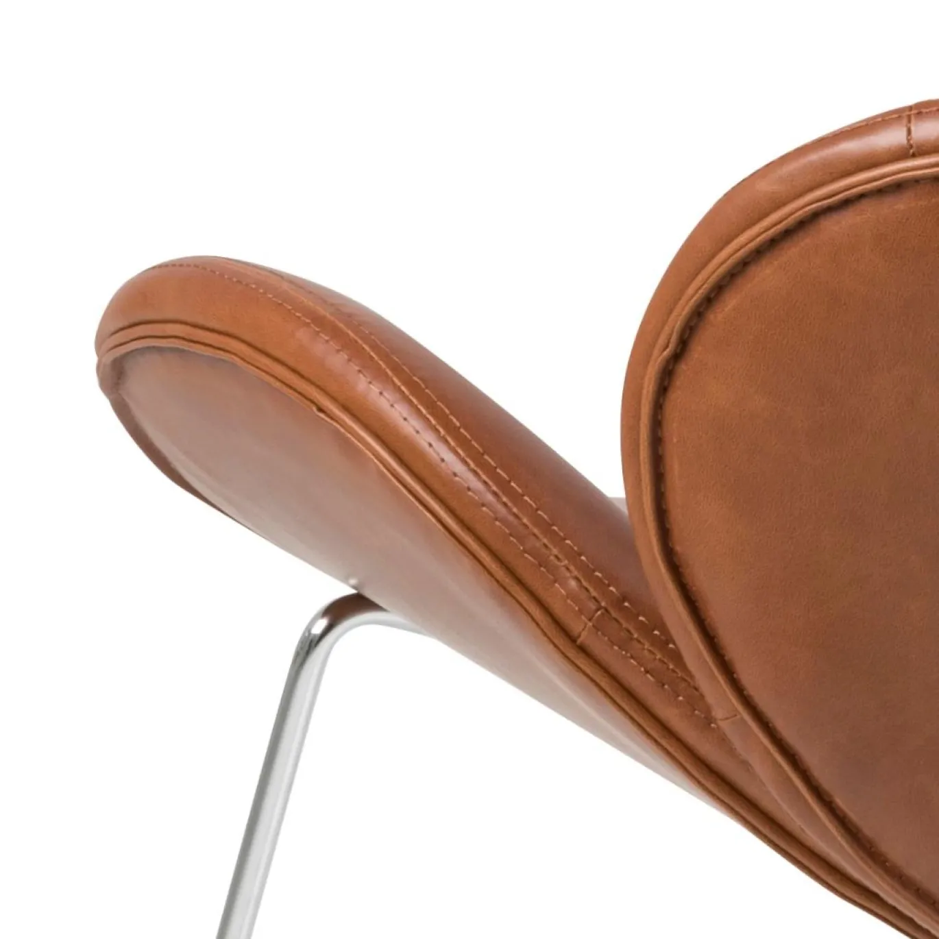 Fauteuil Rowan PU Vintage Brandy 90,5cm - Giga Living