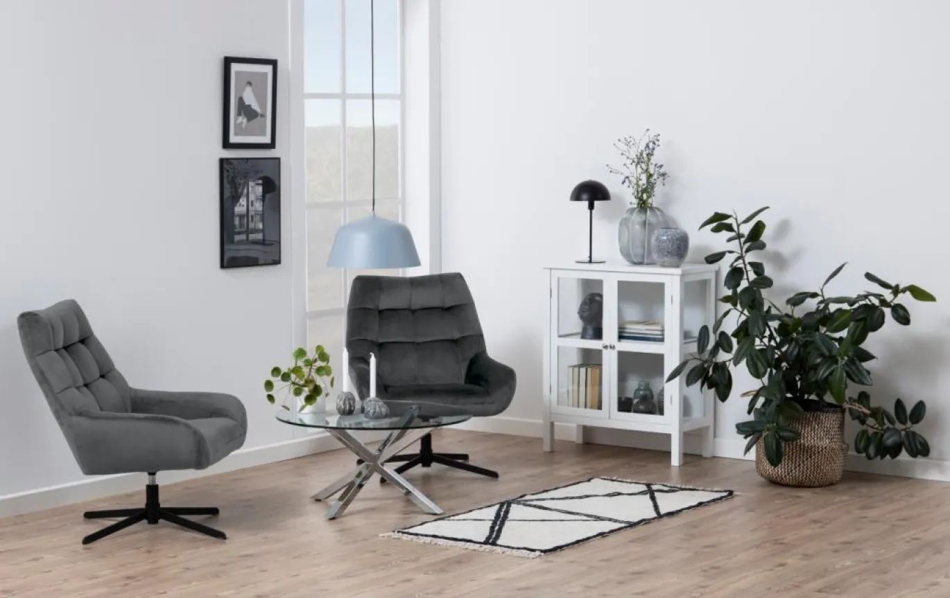 Fauteuil Stora Donkergrijs - Giga Living