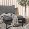 Fjôrd Bankmodule Copacabana Aluminium Zwart 74x70x65cm
