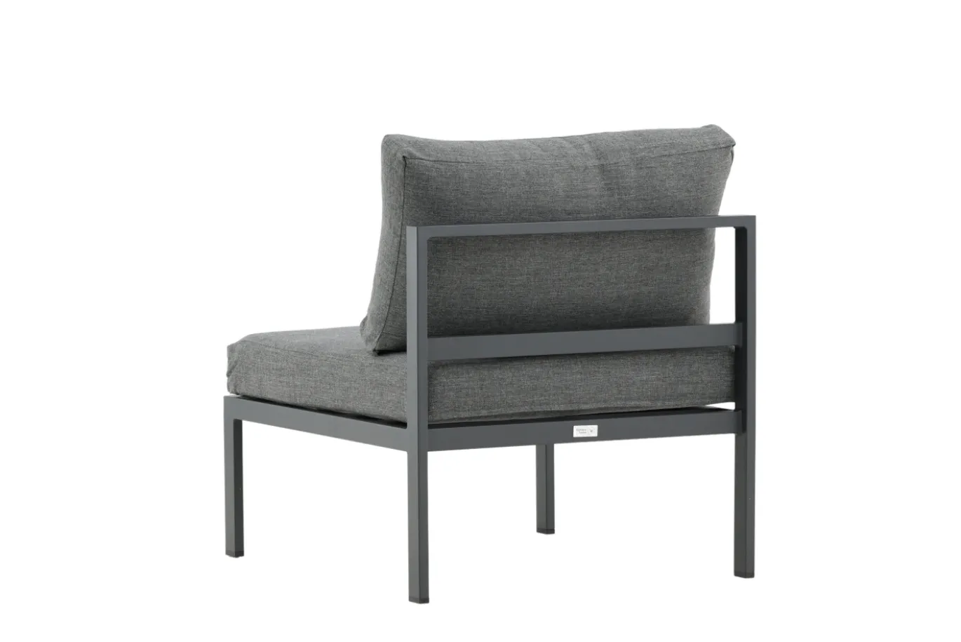 Fjôrd Bankmodule Copacabana Aluminium Zwart 74x70x65cm