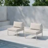 Fjôrd Bankmodule Copacabana Aluminium Beige 74x70x65cm
