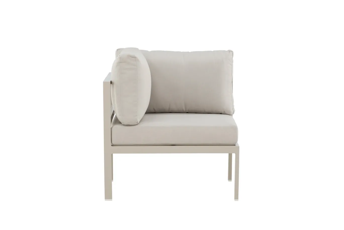Fjôrd Bankmodule Copacabana Aluminium Beige 74x74x65cm