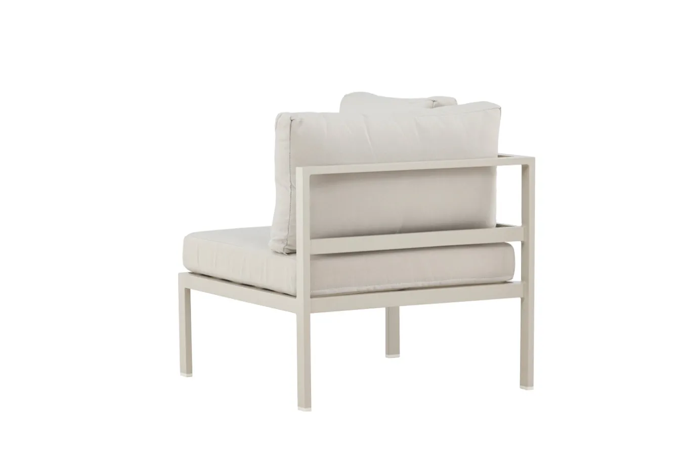 Fjôrd Bankmodule Copacabana Aluminium Beige 74x74x65cm
