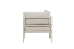 Fjôrd Bankmodule Copacabana Aluminium Beige 74x74x65cm
