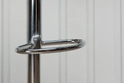 Fjôrd Barkruk Jonna Chromed Staal Zwart Stof