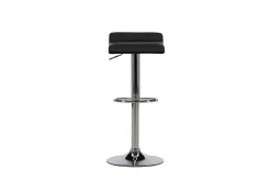Fjôrd Barkruk Jonna Chromed Staal Zwart Stof