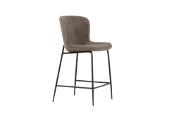 Fjôrd Barkruk Modesto Zwart/Bruin Boucle