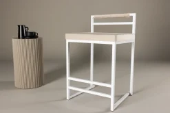 Fjôrd Barkruk Opelika Beige Velvet