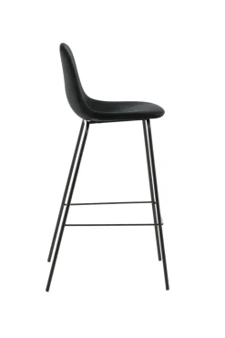 Fjôrd Barkruk Polar Velvet Zwart