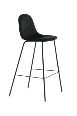 Fjôrd Barkruk Polar Velvet Zwart