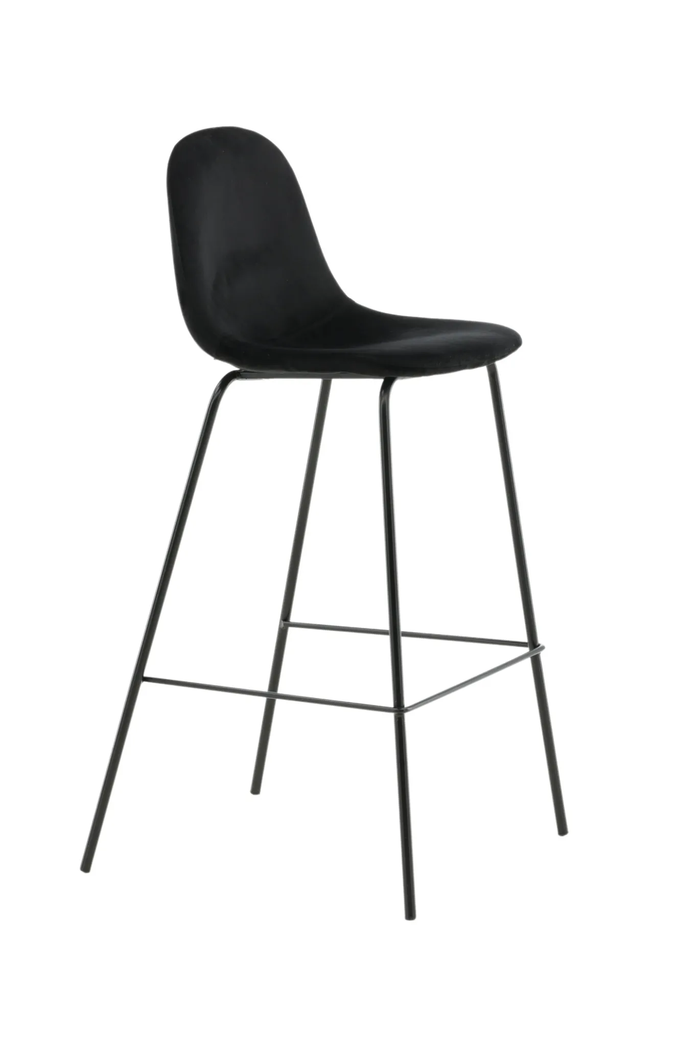 Fjôrd Barkruk Polar Velvet Zwart