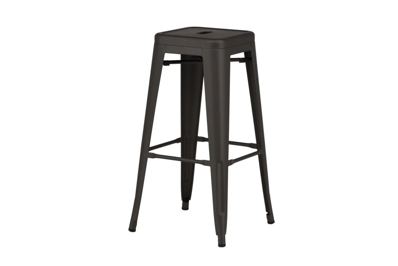 Fjôrd Barkruk Tempe Donkergrijs