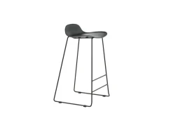 Fjôrd Barkruk Wave Zwart Plastic