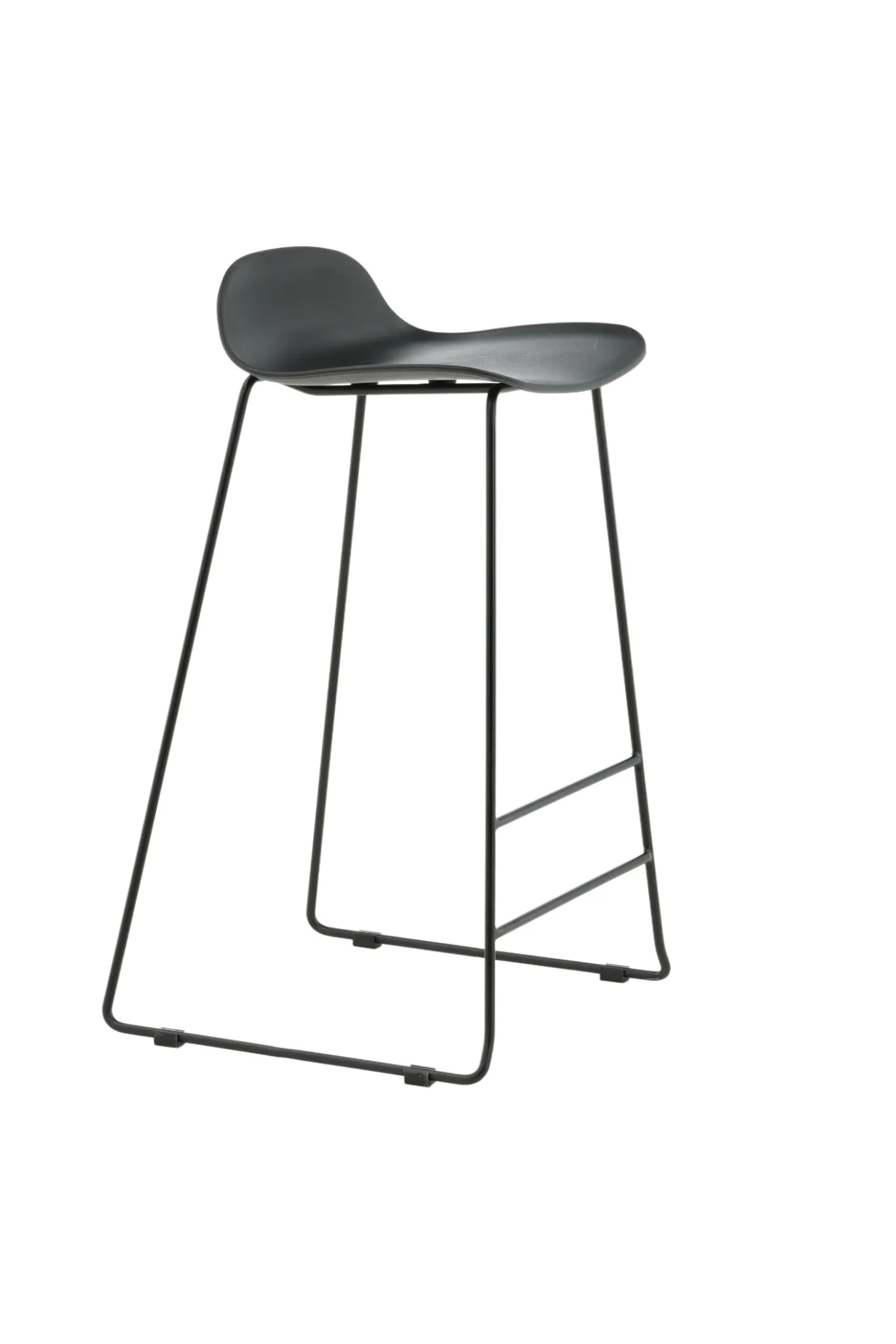 Fjôrd Barkruk Wave Zwart Plastic