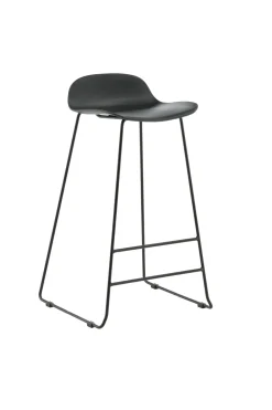 Fjôrd Barkruk Wave Zwart Plastic