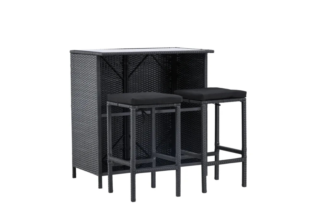Fjôrd Bar Set Knock Zwart