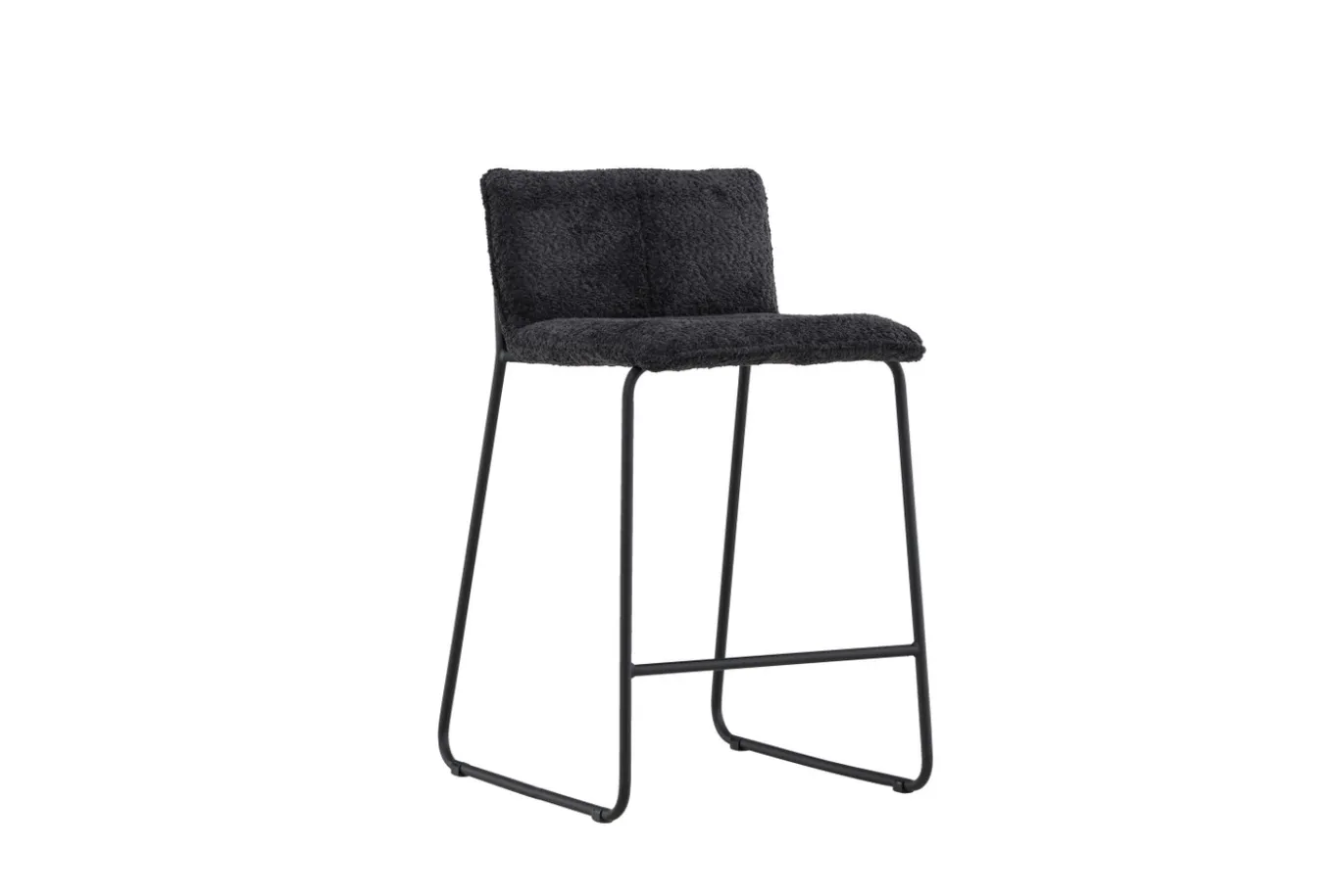 Fjôrd Barstoel Bisbee Zwart Bouclé