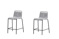 Fjôrd Barstoel Lindos Lichtgrijs