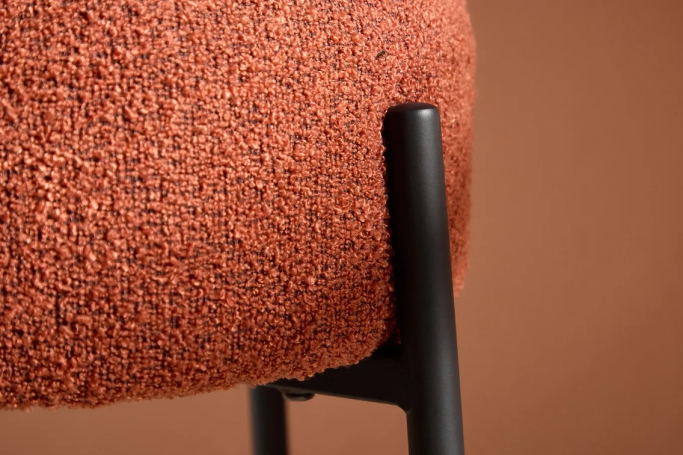 Fjôrd Barstoel Tucson Rood Bouclé