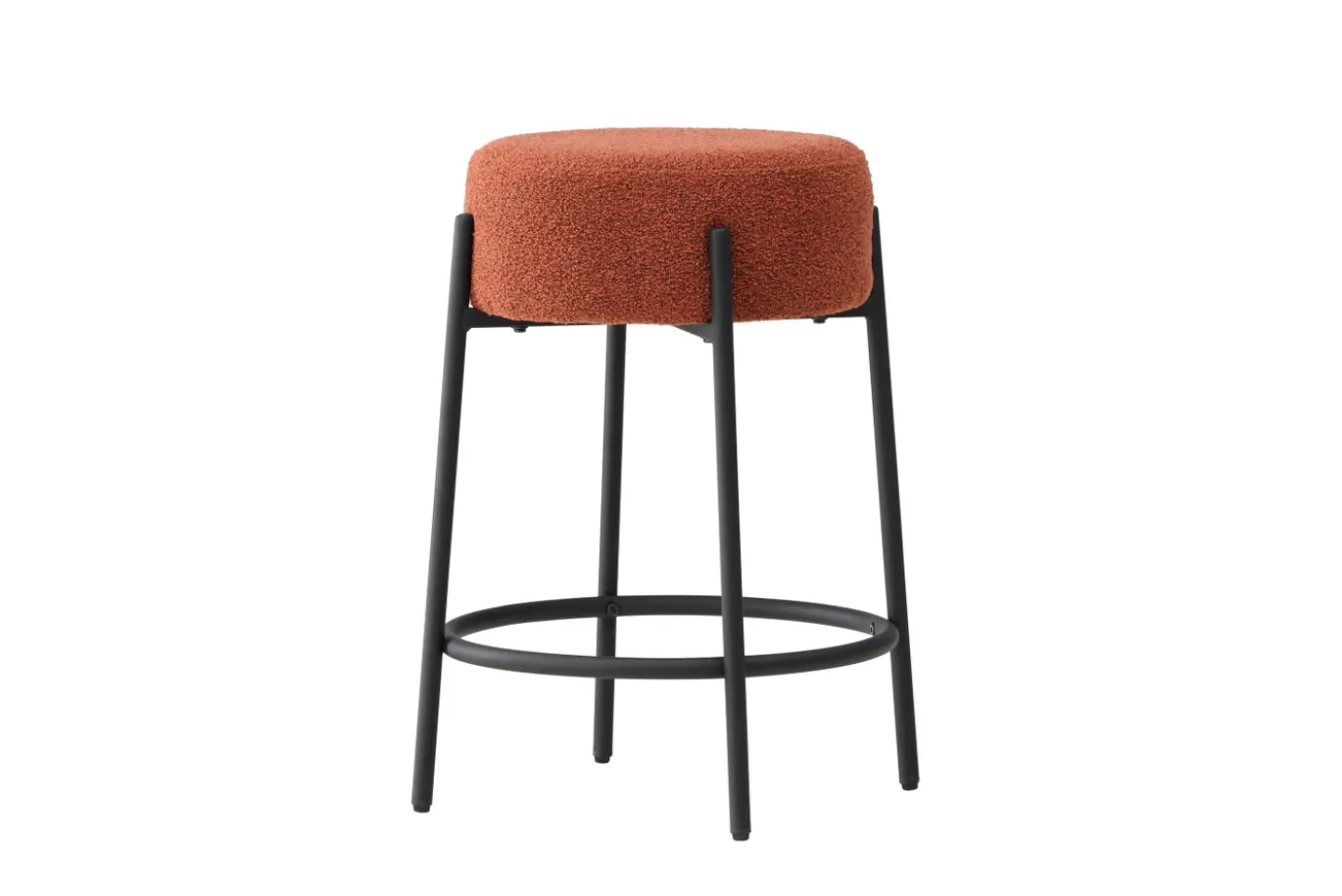 Fjôrd Barstoel Tucson Rood Bouclé