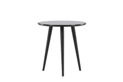 Fjôrd Bijzettafel Askim Zwart ⌀48cm