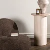 Fjôrd Bijzettafel Bianca Beige Ø40cm