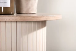 Fjôrd Bijzettafel Bianca Beige Ø40cm