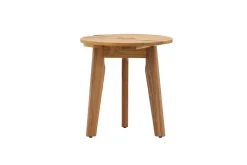 Fjôrd Bijzettafel Chania Naturel Acaciahout Ø40cm