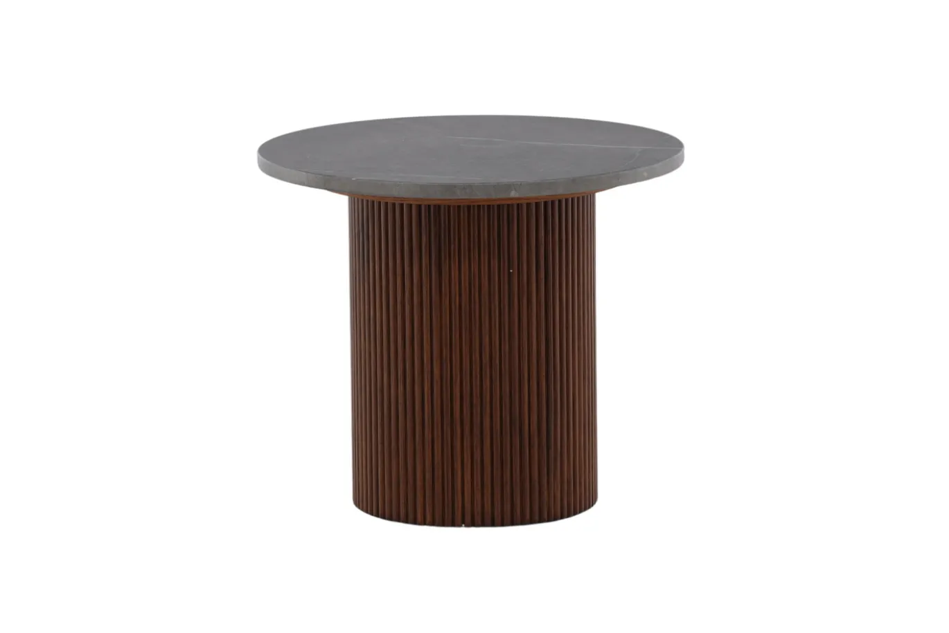 Fjôrd Bijzettafel Härön Donkergrijs Marmerlook 52cm