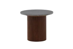 Fjôrd Bijzettafel Härön Donkergrijs Marmerlook 52cm